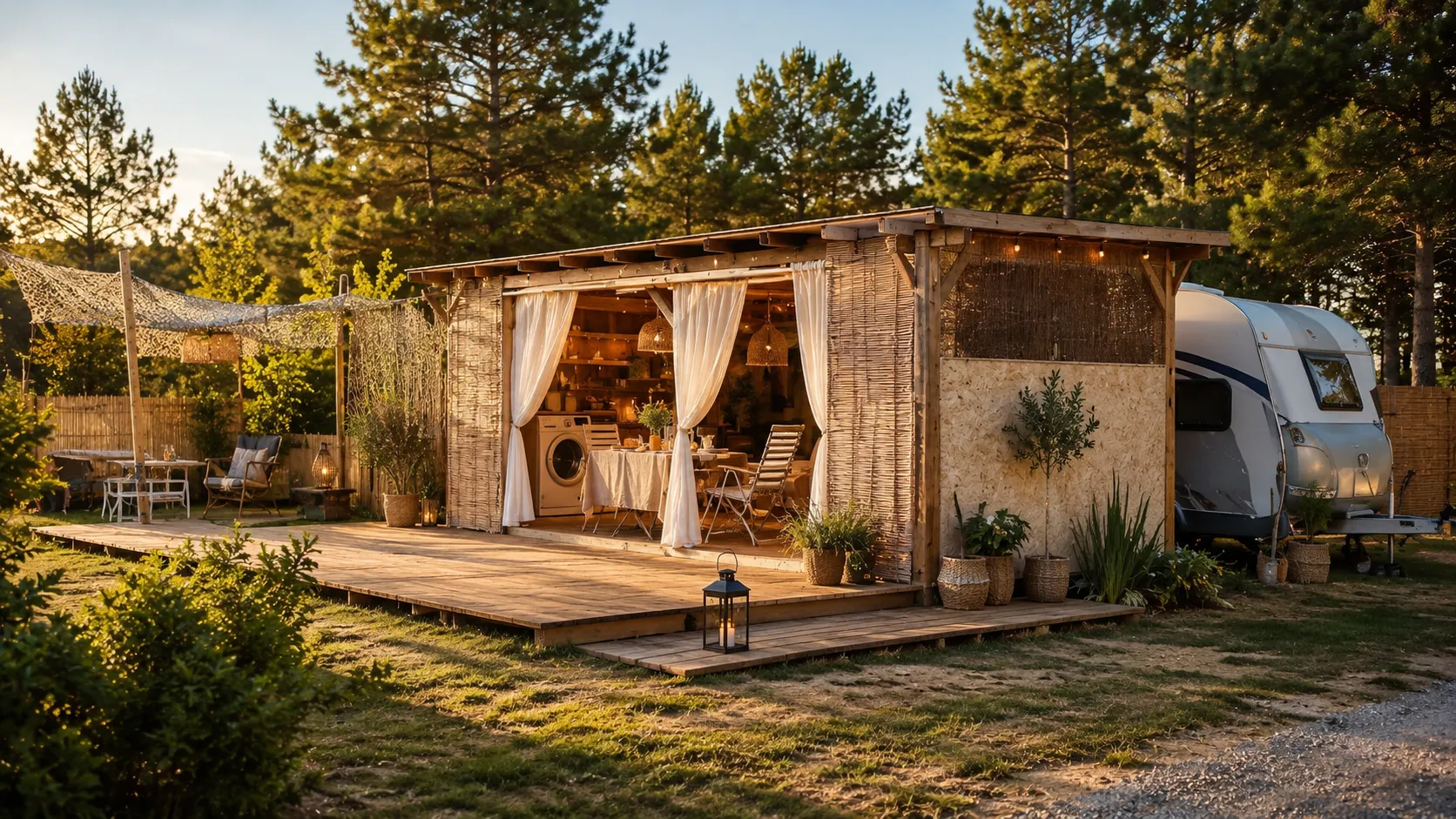 Summertime Caravan Deluxe в Кайт Градина